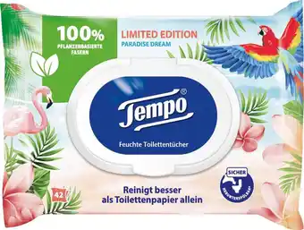 dm drogerie Tempo feuchtes toilettenpapier paradise dream Angebot