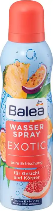 dm drogerie Balea wasserspray  exotic Angebot