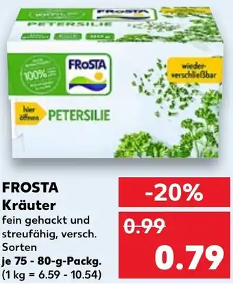 Kaufland FROSTA Kräuter 75-80 g Packg. Angebot