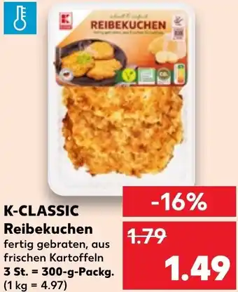 Kaufland K-CLASSIC Reibekuchen 300 g Packg. Angebot