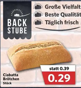 Combi Ciabatta Brötchen Angebot