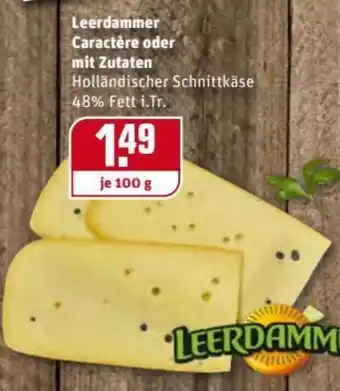 REWE Center Leerdammer Caractère oder mit Zutaten 100g Angebot