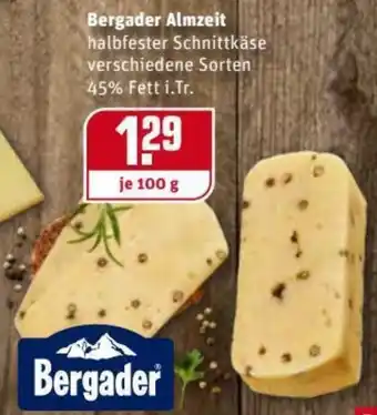 REWE Center Bergader Almzeit 100g Angebot