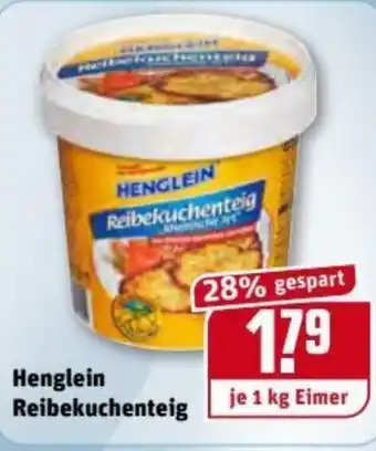 REWE Center Henglein Reibekuchenteig 1kg Angebot