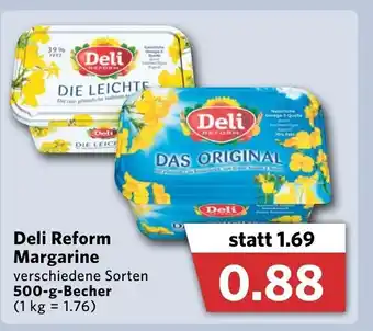 Combi Deli Reform Margarine 500g Becher Angebot