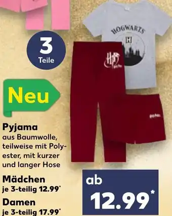 Kaufland Harry Potter Pyjama Angebot