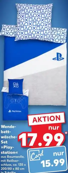 Kaufland Wendebettwäsche Set >>Playstation<< Angebot