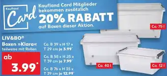 Kaufland LIV&BOⓇ Boxen >>Klara<< Angebot