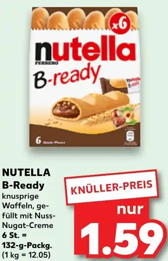 Kaufland NUTELLA B-Ready 132 g Packg. Angebot