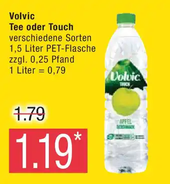 Marktkauf Volvic Tee oder Touch 1,5 Liter Angebot