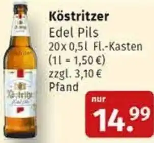 Markgrafen Köstritzer Edel Pils 20x 0,5 L Fl.-Kasten Angebot