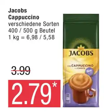 Marktkauf Jacobs Cappuccin 400/500 g Beutel Angebot