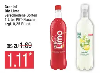 Marktkauf Granini Die Limo 1 Liter PET-Flasche Angebot