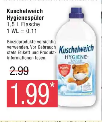 Marktkauf Kuschelweich Hygienespüler 1,5 L Flasche Angebot