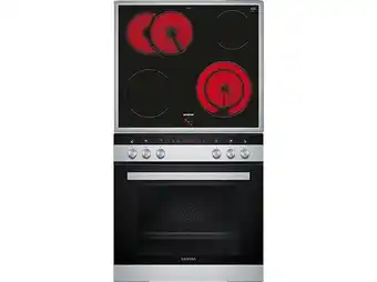 MediaMarkt Siemens eq411ta10 iq100 (backofen), iq300 (kochfeld), einbauherdset (elektrokochfeld, a, 66 liter) Angebot