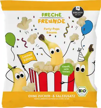 dm drogerie Freche freunde kindersnack party pops banane ab 1 jahr Angebot