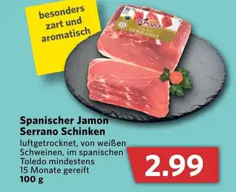 Combi Spanishcer Jamon Serrano Schinken 100g Angebot