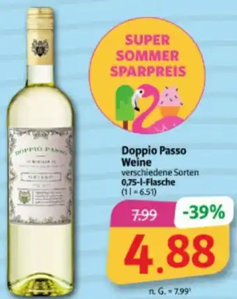 Markant Markt Doppio Passo Weine  0,75-L-Flasche Angebot