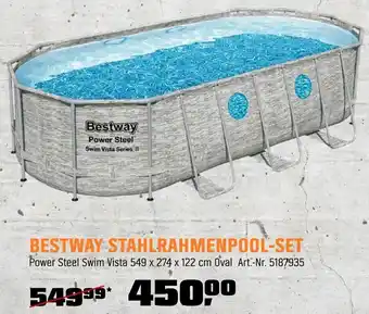 OBI BESTWAY STAHLRAHMENPOOL-SET Angebot