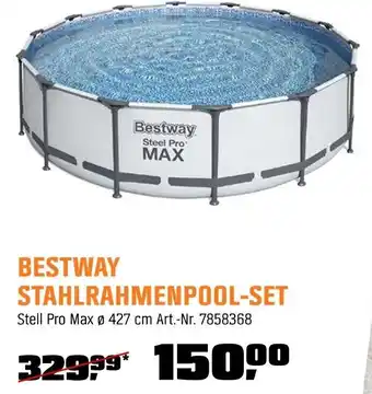 OBI BESTWAY STAHLRAHMENPOOL-SET Angebot