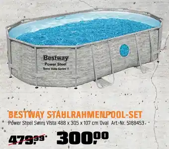 OBI BESTWAY STAHLRAHMENPOOL-SET Angebot