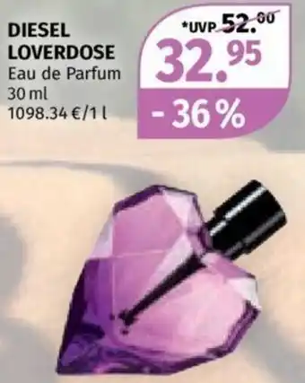 Müller DIESEL LOVERDOSE Eau de Parfum 30 ml Angebot