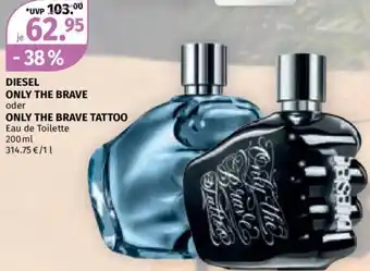 Müller DIESEL ONLY THE BRAVE oder ONLY THE BRAVE TATTOO Eau de Toilette 200 ml Angebot