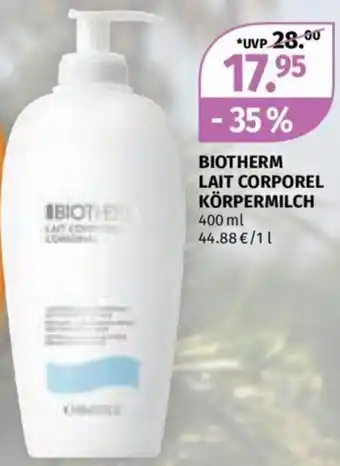 Müller BIOTHERM LAIT CORPOREL KÖRPERMILCH 400 ml Angebot