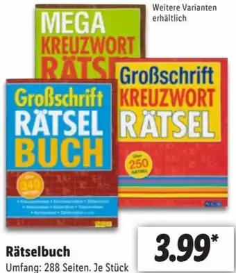 Lidl Rätselbuch Angebot