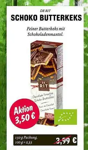 Temma De Rit Schoko Butterkeks Angebot