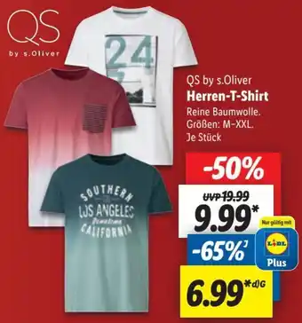 Lidl QS by s.Oliver Herren-T-Shirt Angebot