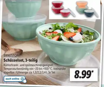 Lidl ERNESTOⓇ Schüsselset, 3-teilig Angebot