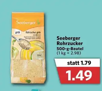 Combi Seeberger Rohrzucker 500g Beutel Angebot