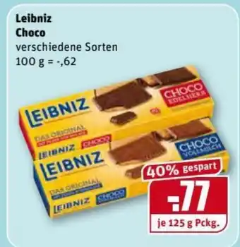 REWE Center Leibniz Choco 125g Angebot