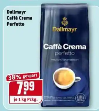 REWE Center Dallmayr Caffè Crema Perfetto 1kg Angebot