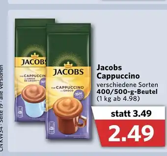 Combi Jacobs Cappuccino 400/500g Angebot