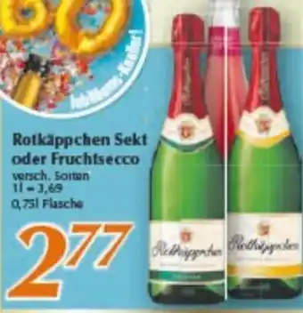 inkoop Rotkäppchen Sekt oder Fruchtsecco 0,75 L Flasche Angebot