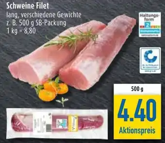 diska Schweine Filet 500 g SB Packung Angebot