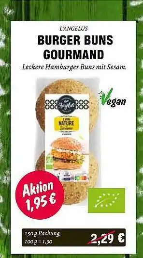 Temma L'Angelus Burger Buns Gourmand Angebot