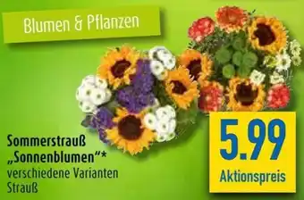 diska Sommerstrauß ,,Sonnenblumen" Angebot