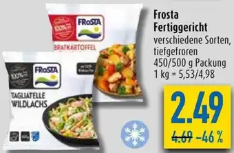 diska Frosta Fertiggericht 450/500 g Packung Angebot