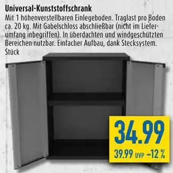 diska Universal-Kunststoffschrank Angebot