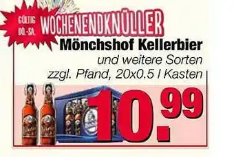 Edeka Scherer Mönchshof Kellerbier Angebot