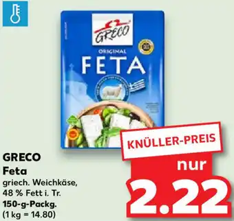 Kaufland GRECO Feta 150 g Packg. Angebot