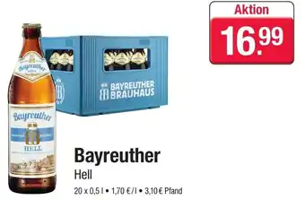 Fristo Getränkemarkt Bayreuther Hell 20x0,5 L Angebot