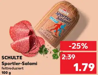 Kaufland SCHULTE Sportler-Salami 100 g Angebot