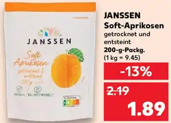 Kaufland JANSSEN Soft-Aprikosen 200-g-Packg. Angebot