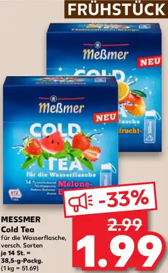 Kaufland MESSMER Cold Tea 38,5 g Packg. Angebot