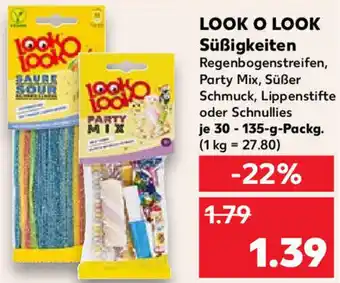 Kaufland LOOK O LOOK Süßigkeiten 30-135 g Packg. Angebot