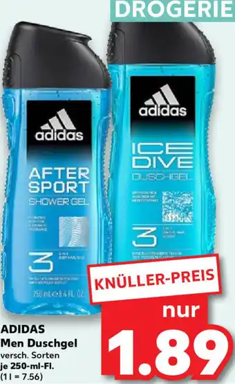 Kaufland ADIDAS Men Duschgel 250 ml Fl. Angebot